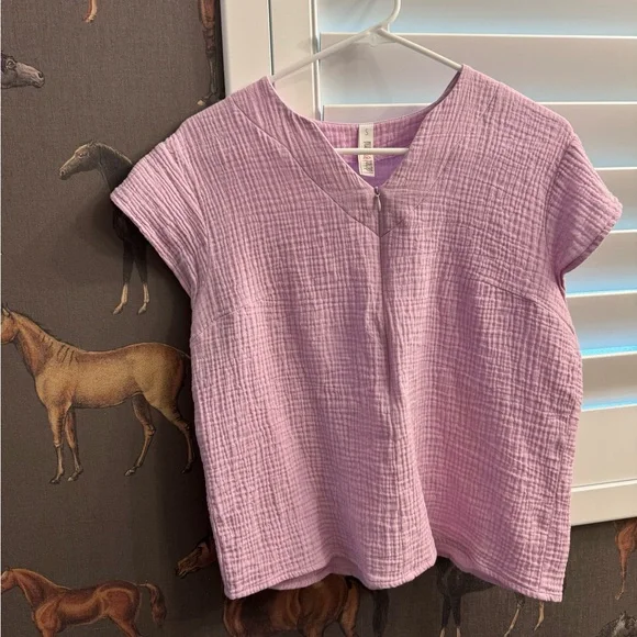 Latched Mama Light Pink Nursing Top - Picture 2 of 4